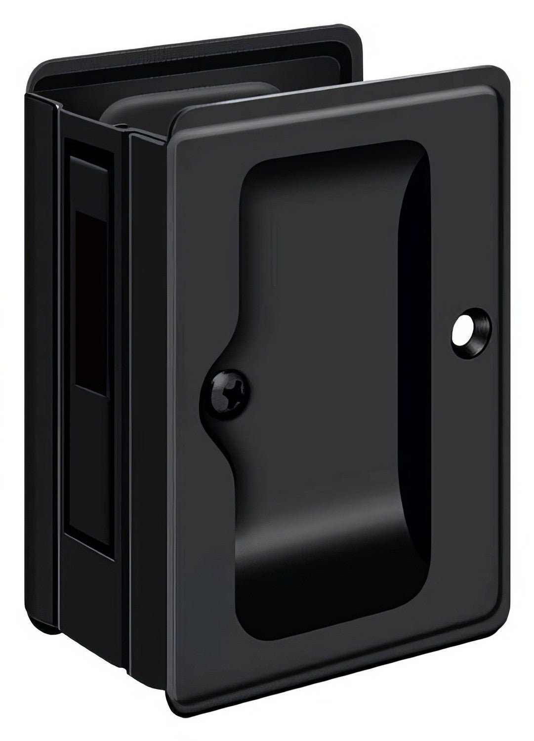 Deltana SDAR325U19 black pocket door lock