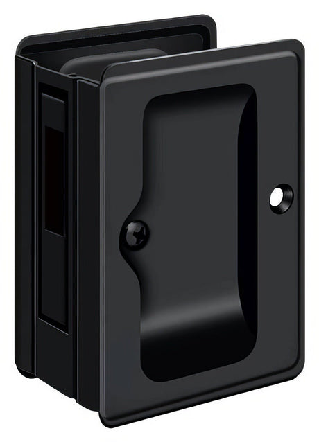 Deltana SDAR325U19 black pocket door lock