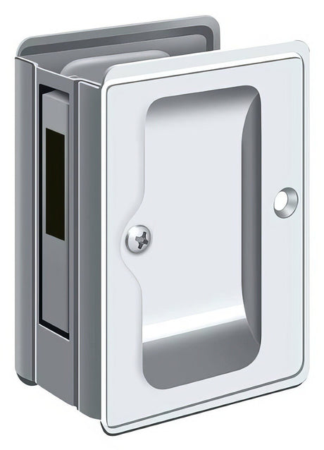 Deltana SDAR325U26 polished chrome pocket door lock