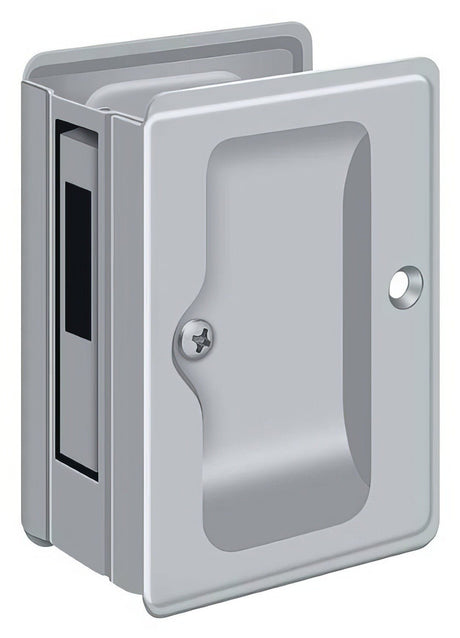 Deltana SDAR325U26D satin chrome pocket door lock