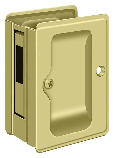 Deltana SDAR325U3 bright bras pocket door lock