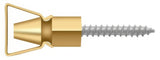 Deltana SDH101CR003 lifetime polished brass shutter door holder