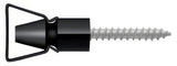 Deltana SDH101U19 paint black shutter door holder