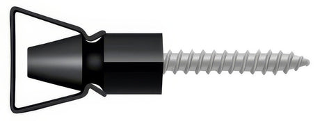 Deltana SDH101U19 paint black shutter door holder