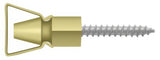 Deltana SDH101U3 polished brass shutter door holder