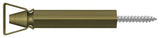 Deltana SDH103U5 antique brass shutter door holder