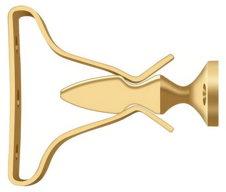 Deltana SDH193CR003 lifetime polished brass shutter door holder