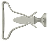 Deltana SDH193U15 satin nickel shutter door holder