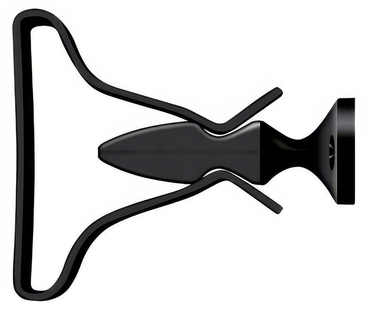 Deltana SDH193U19 paint black shutter door holder