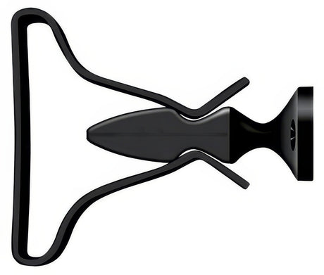 Deltana SDH193U19 paint black shutter door holder