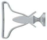 Deltana SDH193U26D brushed chrome shutter door holder