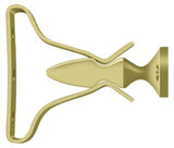 Deltana SDH193U3 polished brass shutter door holder