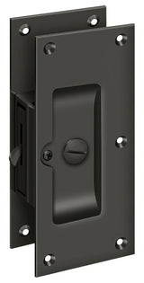 Deltana SDL60U10B oil rubbed bronze privacy pocket door lock