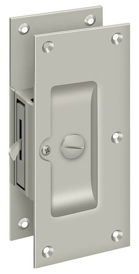 Deltana SDL60U15 brushed nickel privacy pocket door lock