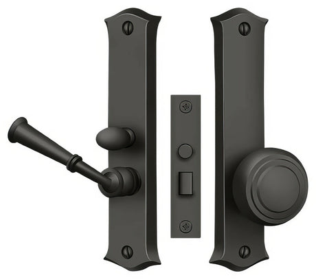 Deltana SDL688U10B oil rubbed bronze screen door mortise lock