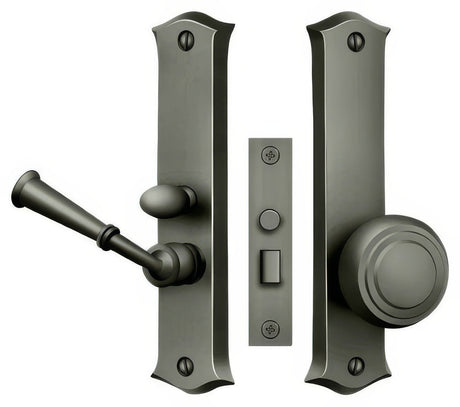 Deltana SDL688U15A antique nickel screen door mortise lock