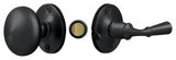 Deltana SDL980U19 paint black storm door latch