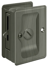 Deltana SDLA325U15A antique nickel privacy pocket door lock