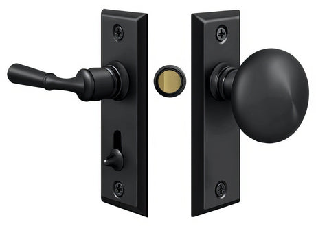 Deltana SDLS480U19 black storm door latch