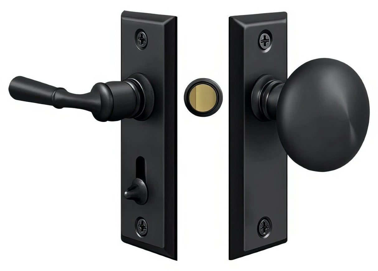 Deltana SDLS480U19 black storm door latch