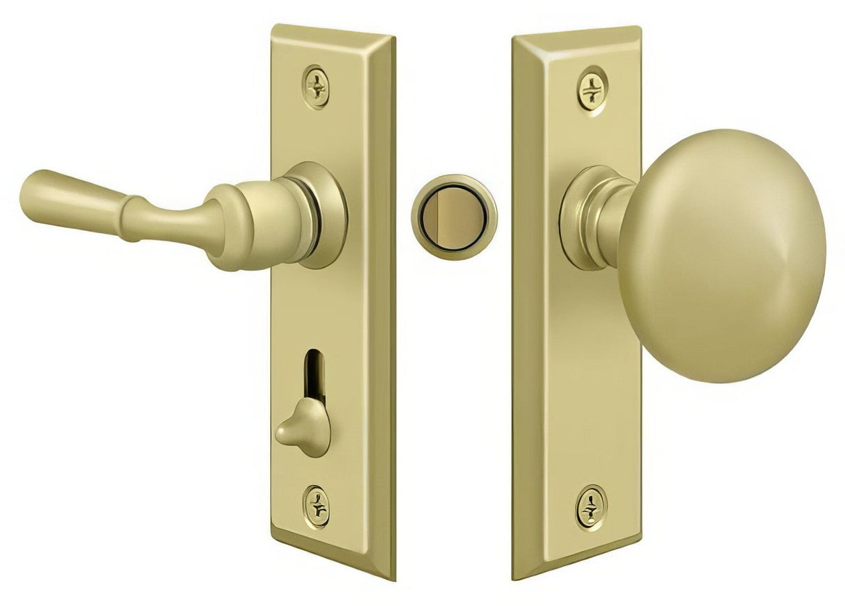 Deltana SDLS480U3 polished brass storm door latch