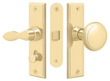 Deltana SDML334CR003 lifetime polished brass screen door latch