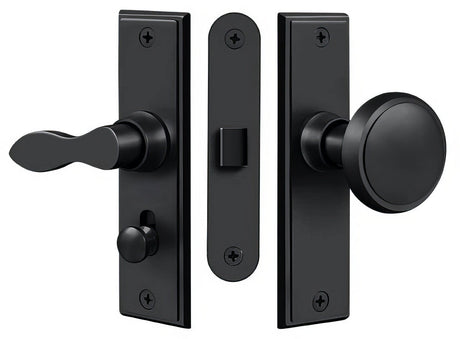 Deltana SDML334U19 paint black screen door latch