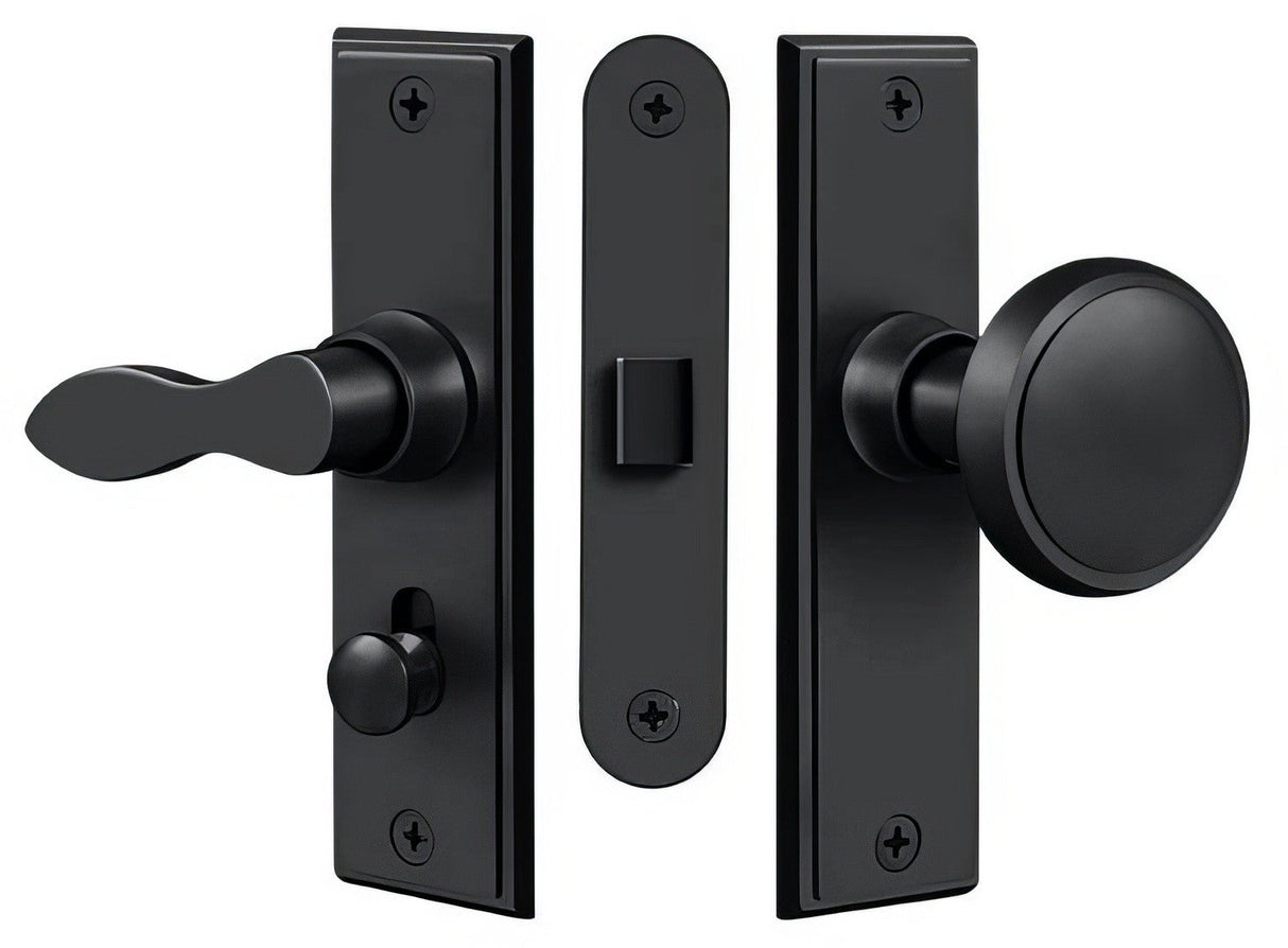 Deltana SDML334U19 paint black screen door latch