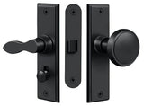 Deltana SDML334U19 paint black screen door latch
