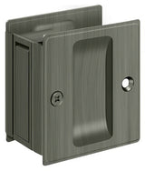 Deltana SDP25U15A antique nickel passage pocket door lock