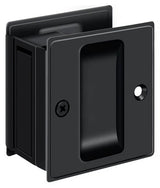 Deltana SDP25U19 paint black passage pocket door lock