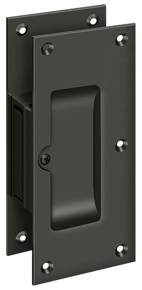 Deltana SDP60U10B oil rubbed bronze passage pocket door lock