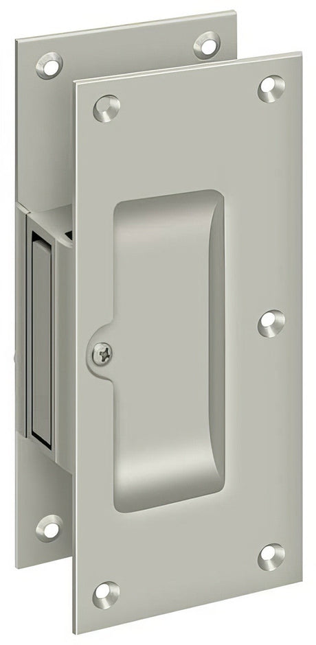 Deltana SDP60U15 brushed nickel passage pocket door lock