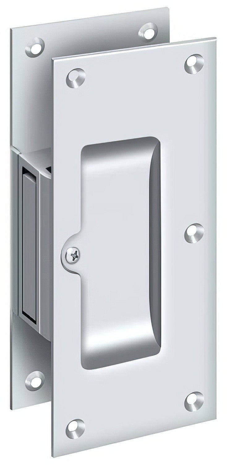 Deltana SDP60U26 polished chrome passage pocket door lock