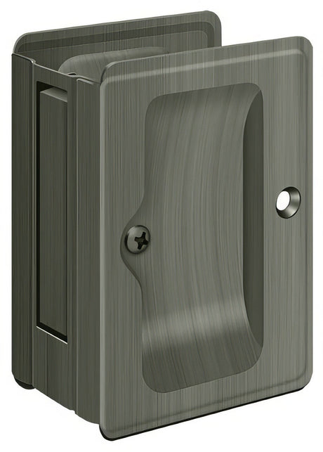 Deltana SDPA325U15A antique nickel passage pocket door lock