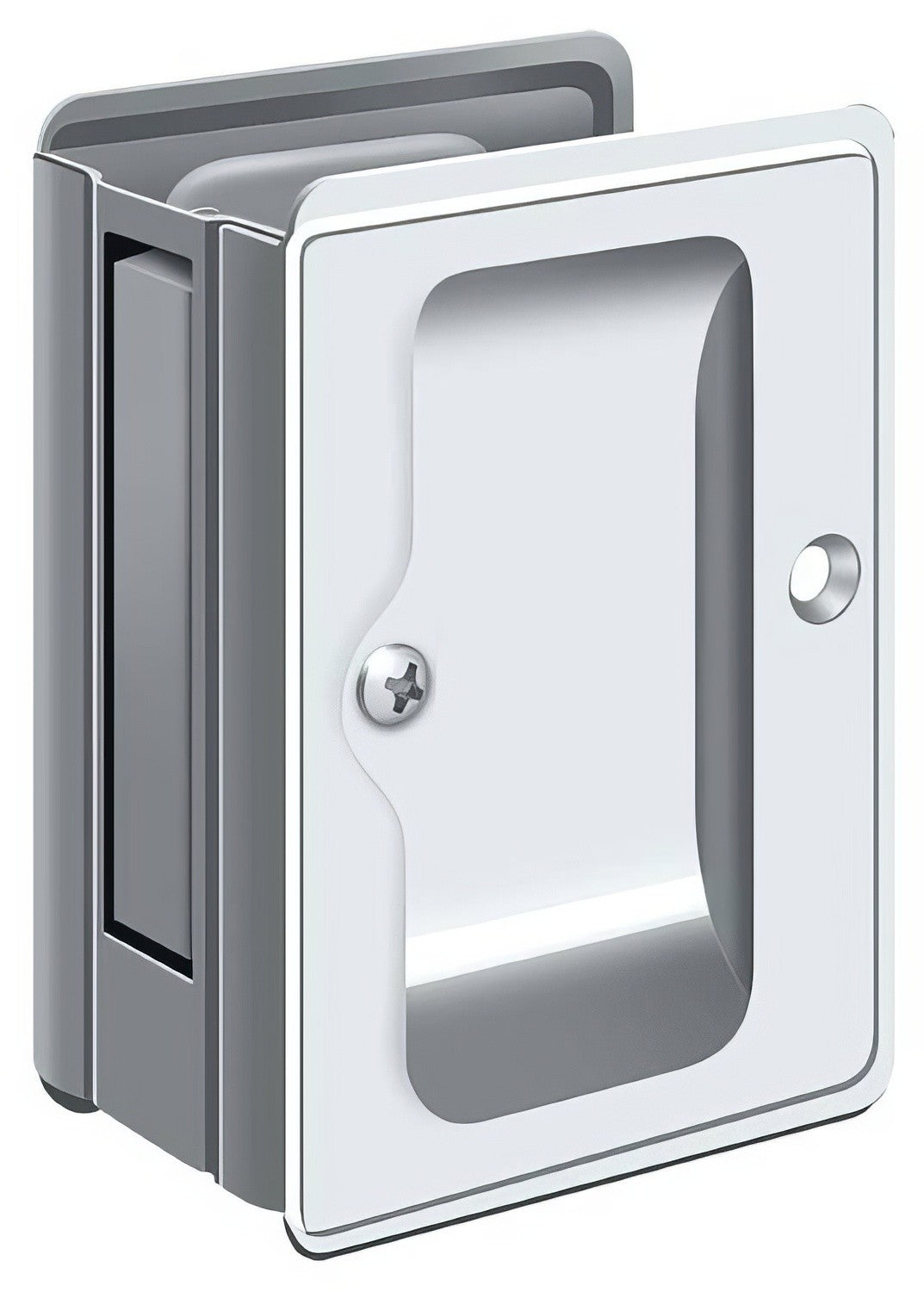 Deltana SDPA325U26 chrome passage pocket door lock