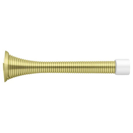 Deltana SDS375U3 polished brass baseboard door stop