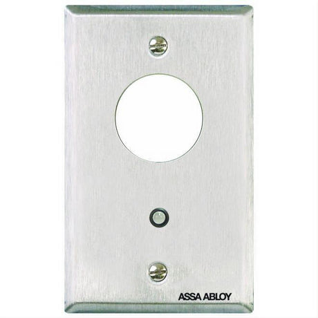 Securitron MKA Single Gang Alternate Mortise Key Switch Satin Stainless Steel Finish