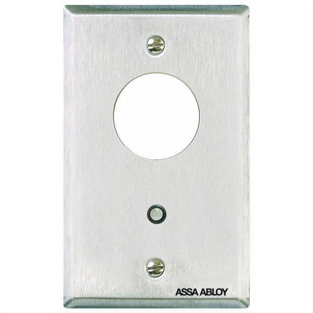 Securitron MKA Single Gang Alternate Mortise Key Switch Satin Stainless Steel Finish