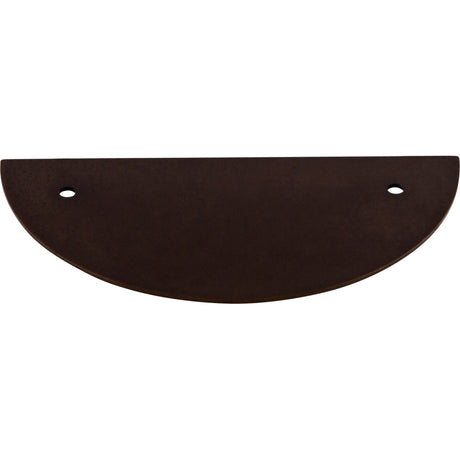 Top Knobs TK54ORB Half Circle 3 1/2" Center to Center Pull Backplate Oil Rubbed Bronze