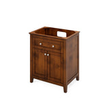 Jeffrey Alexander Chatham 30" Chocolate Single Sink Bathroom Vanity with Black Granite Top - 8 in. Widespread Faucet Top product image 3