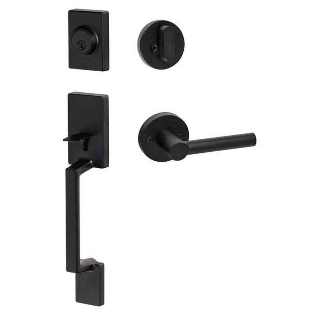 Sure-Loc SH507-R-MR FBL flat black single cylinder handleset