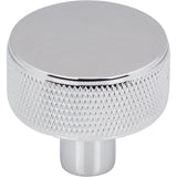 Top Knobs TK3230PC Burnham 1 1/4" Length Round Knob Polished Chrome