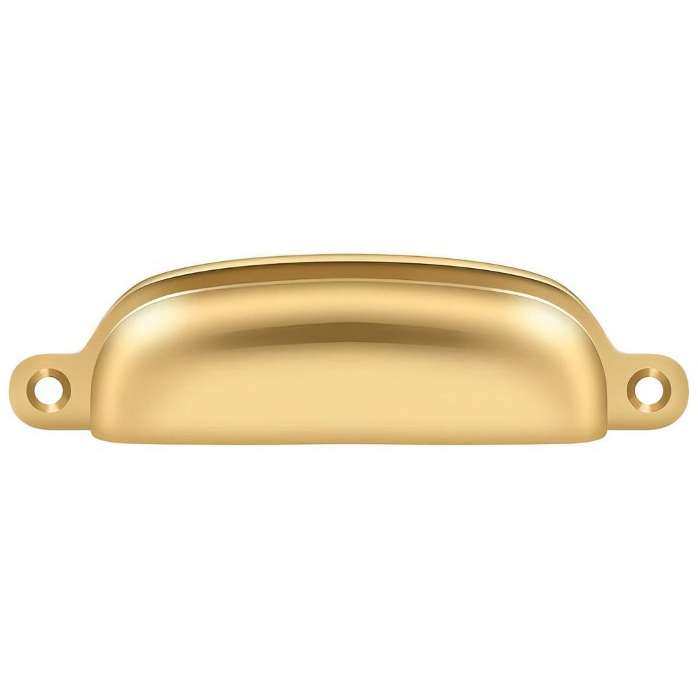 Deltana SHP29CR003 lifetime polished brass cup pull