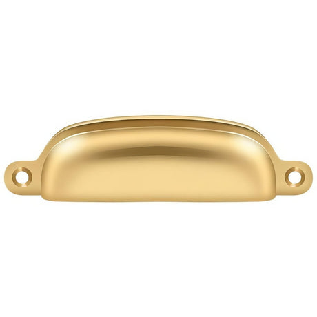 Deltana SHP29CR003 lifetime polished brass cup pull
