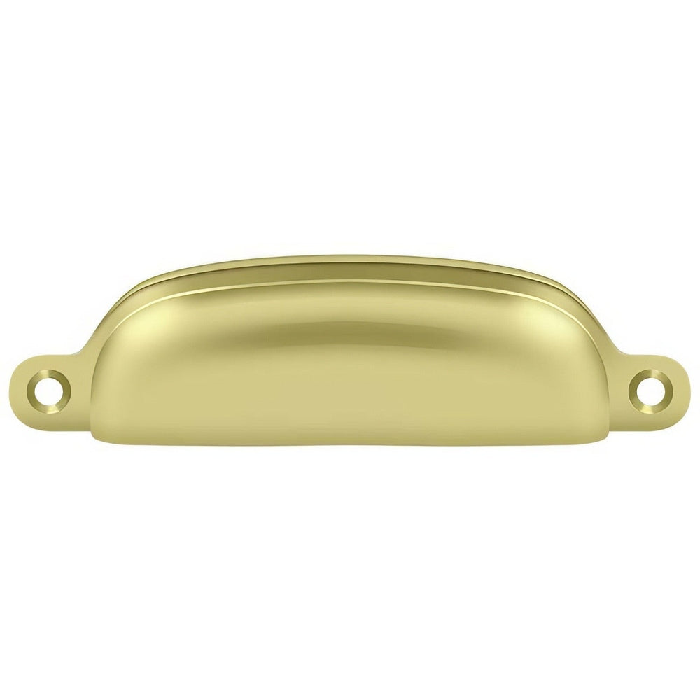Deltana SHP29U3 polished brass cup pull