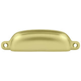Deltana SHP29U3 polished brass cup pull