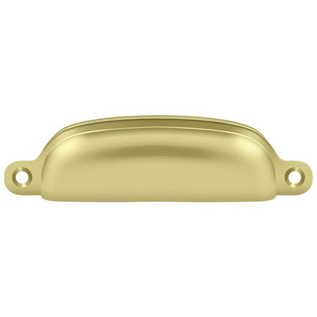 Deltana SHP29U3 polished brass cup pull