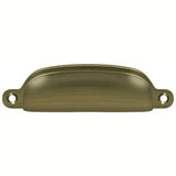 Deltana SHP29U5 antique brass cup pull
