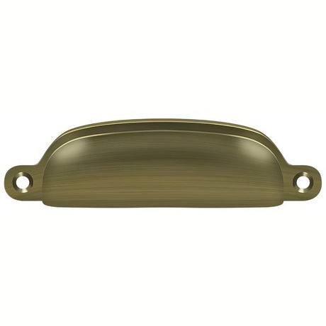 Deltana SHP29U5 antique brass cup pull